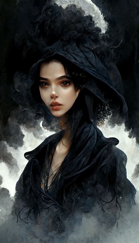 Enigmatic witch portraits